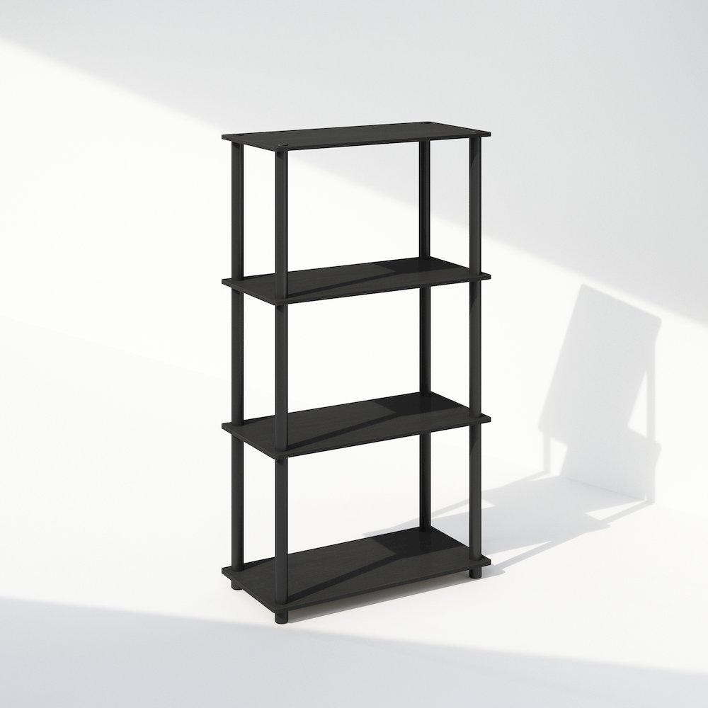 Turn-N-Tube 4-Tier Multipurpose Shelf Display Rack, Shelving Unit, Bookcase. Picture 1