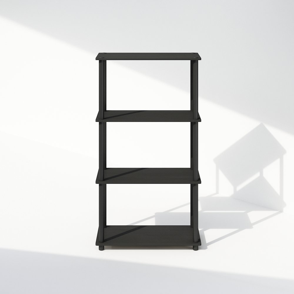 Turn-N-Tube 4-Tier Multipurpose Shelf Display Rack, Shelving Unit, Bookcase. Picture 3