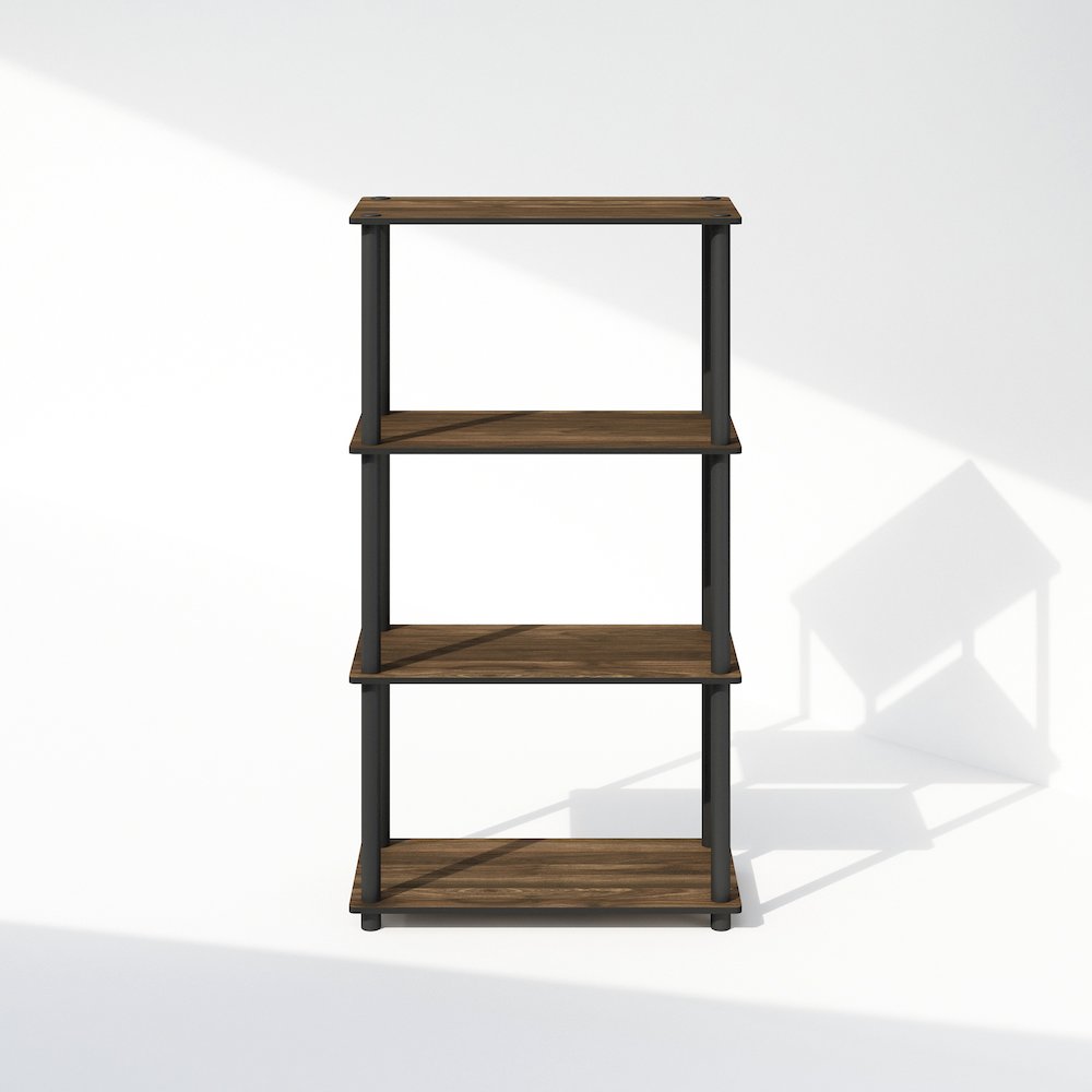 Turn-N-Tube 4-Tier Multipurpose Shelf Display Rack, Shelving Unit, Bookcase. Picture 3