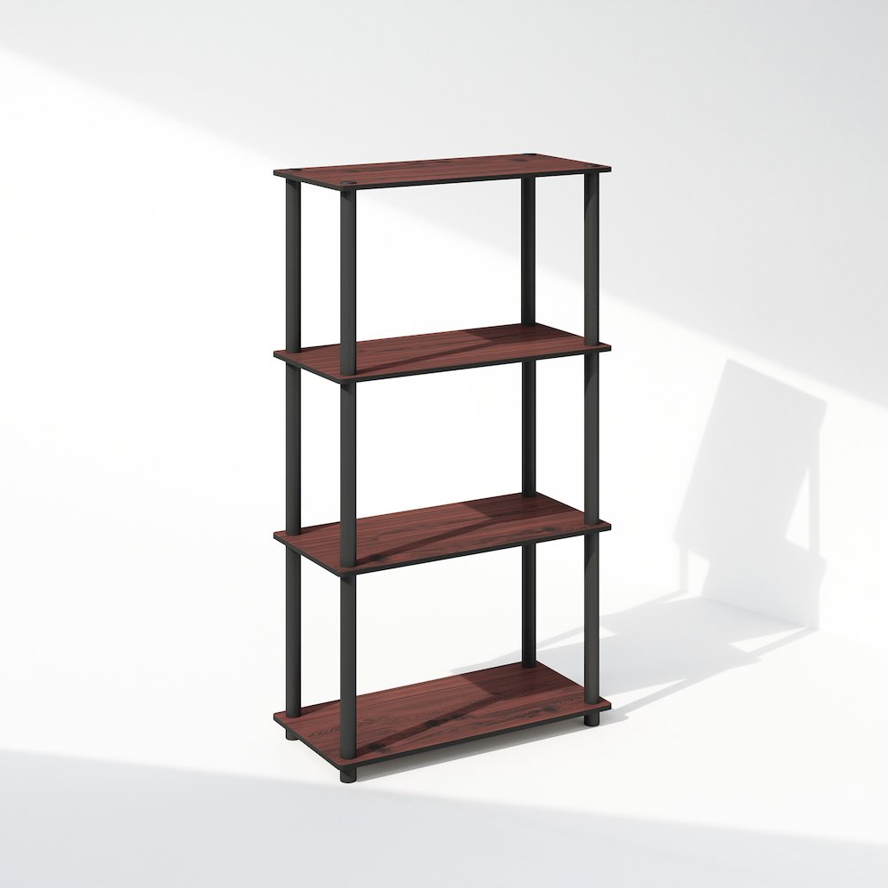 Turn-N-Tube 4-Tier Multipurpose Shelf Display Rack, Shelving Unit, Bookcase. Picture 1