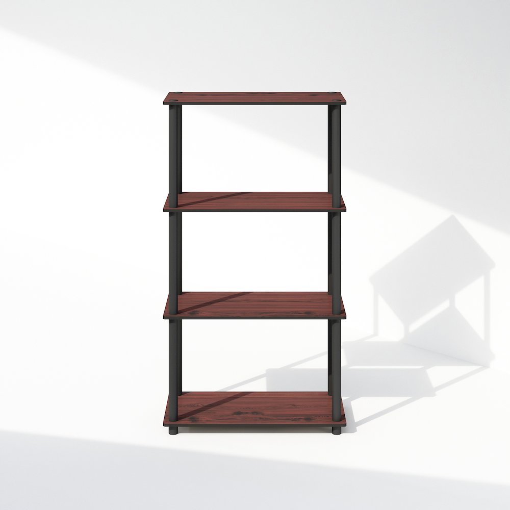 Turn-N-Tube 4-Tier Multipurpose Shelf Display Rack, Shelving Unit, Bookcase. Picture 3