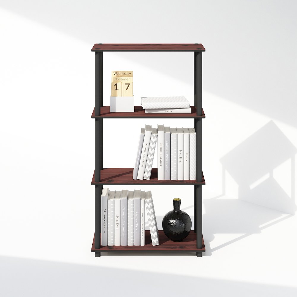 Turn-N-Tube 4-Tier Multipurpose Shelf Display Rack, Shelving Unit, Bookcase. Picture 5