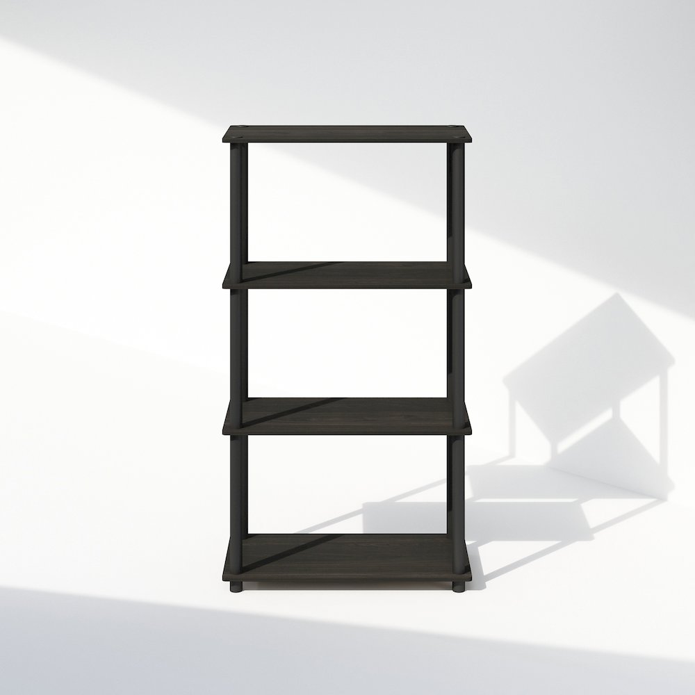 Turn-N-Tube 4-Tier Multipurpose Shelf Display Rack, Shelving Unit, Bookcase. Picture 3