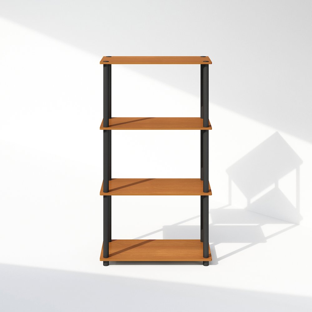 Turn-N-Tube 4-Tier Multipurpose Shelf Display Rack, Shelving Unit, Bookcase. Picture 3