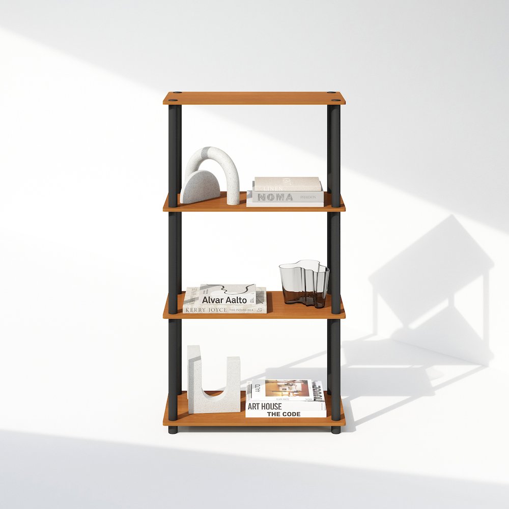 Turn-N-Tube 4-Tier Multipurpose Shelf Display Rack, Shelving Unit, Bookcase. Picture 5