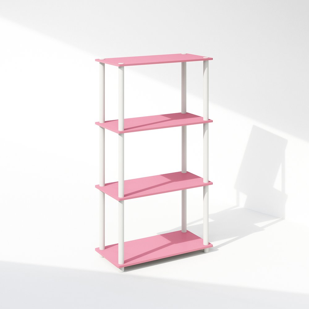 Turn-N-Tube 4-Tier Multipurpose Shelf Display Rack, Shelving Unit, Bookcase. Picture 1