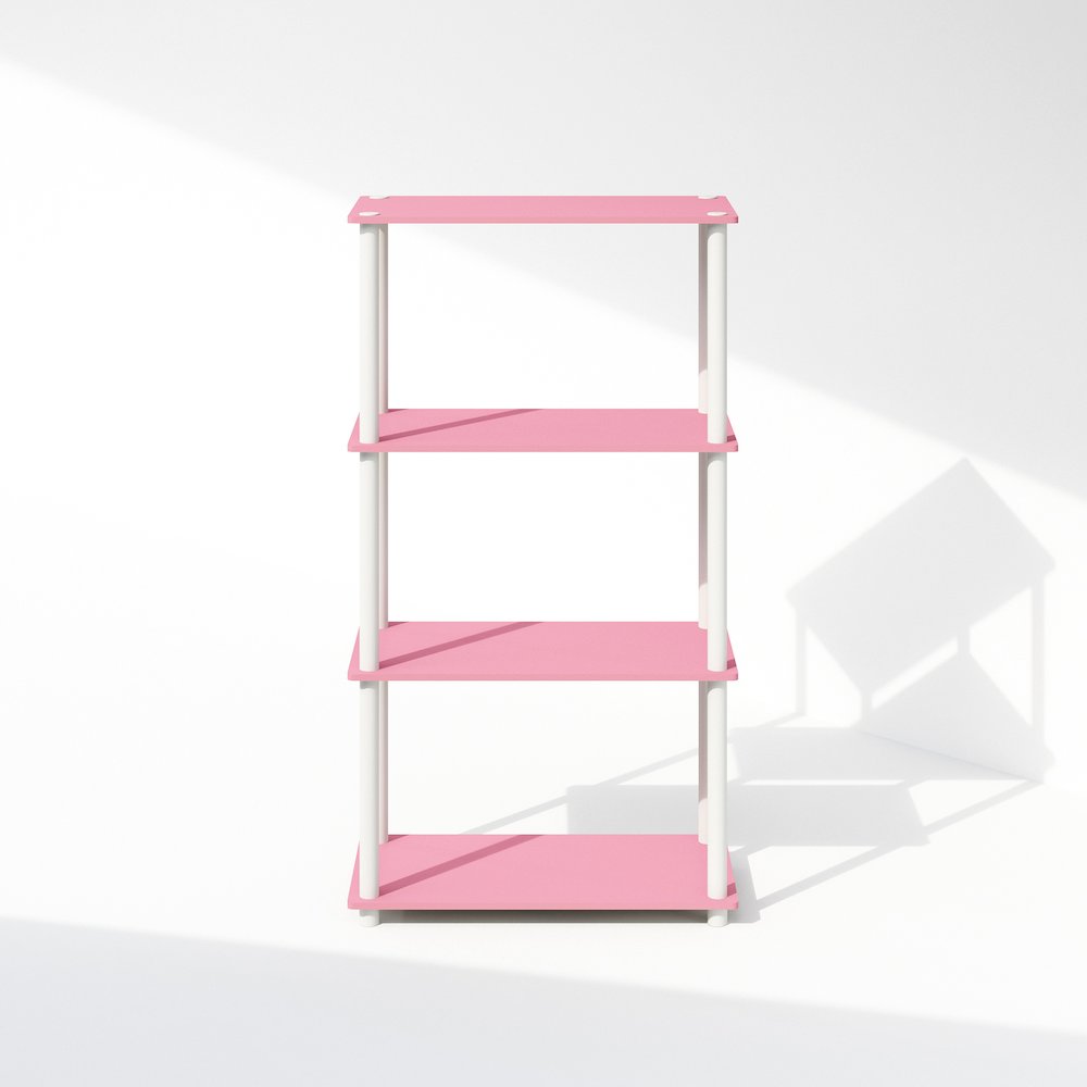 Turn-N-Tube 4-Tier Multipurpose Shelf Display Rack, Shelving Unit, Bookcase. Picture 3
