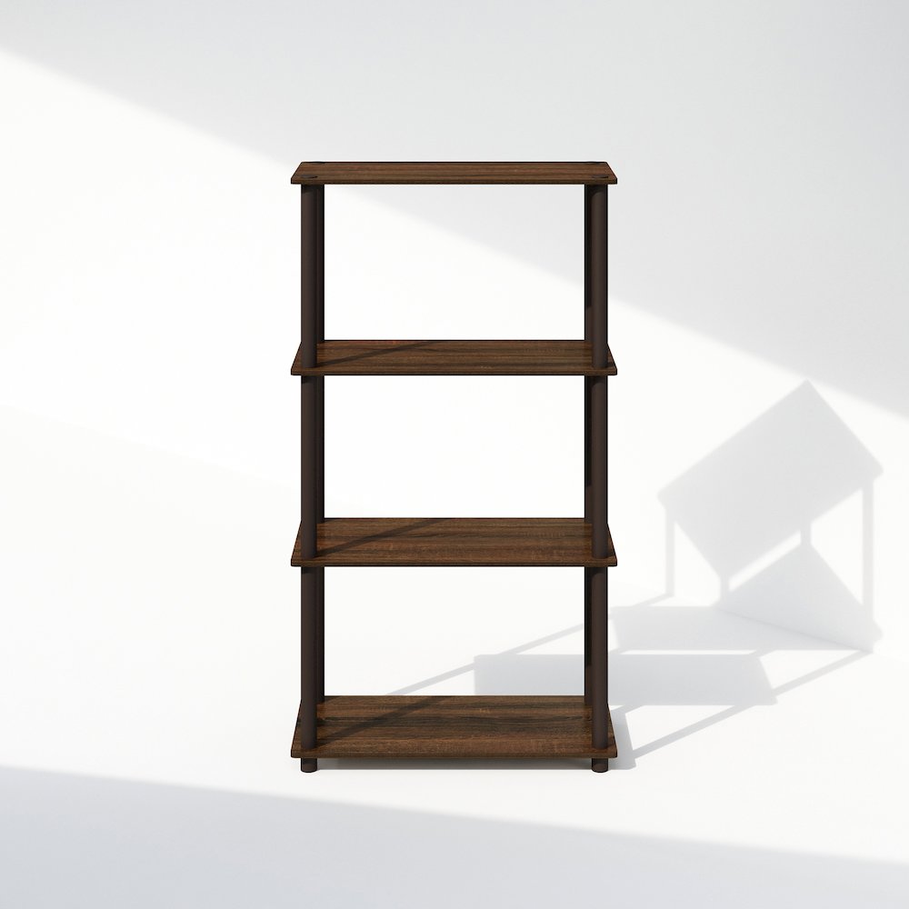 Turn-N-Tube 4-Tier Multipurpose Shelf Display Rack, Shelving Unit, Bookcase. Picture 3
