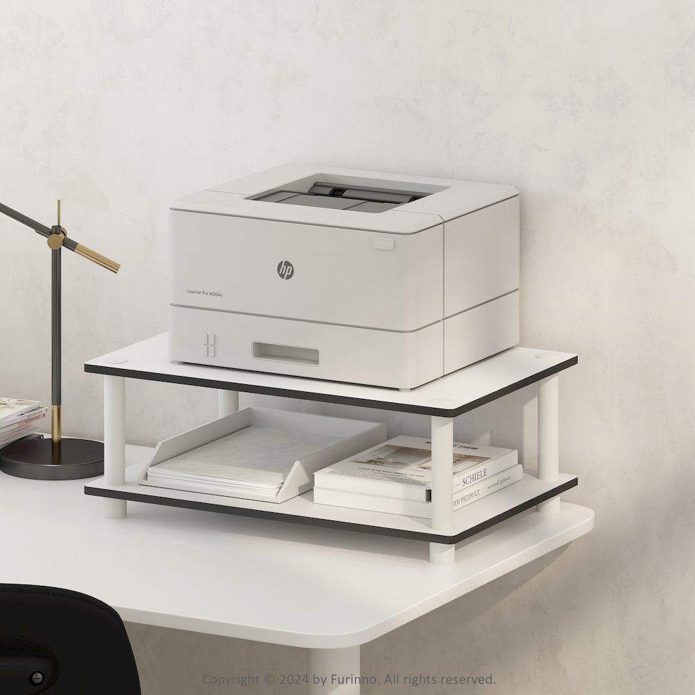 Just 2-Tier Toolless Multipurpose Printer Stand Display Storage Shelf. Picture 6