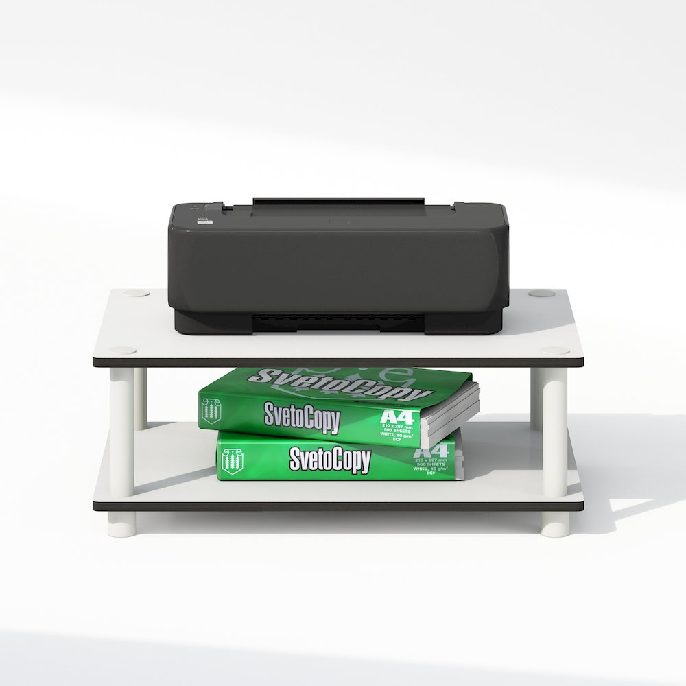Just 2-Tier Toolless Multipurpose Printer Stand Display Storage Shelf. Picture 5