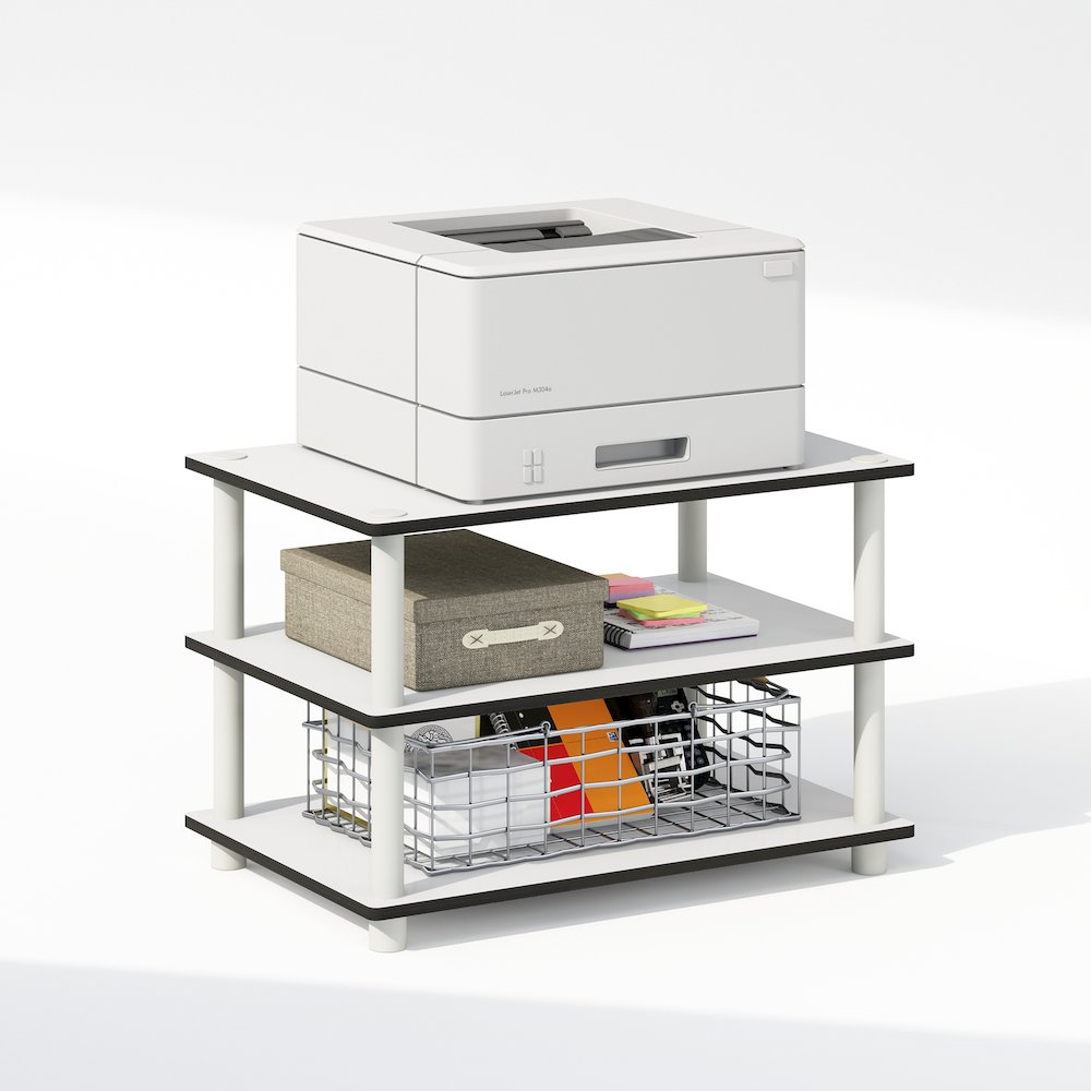Just 3-Tier Toolless Multipurpose Printer Stand Display Storage Shelf. Picture 4