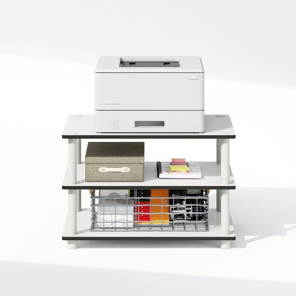 Just 3-Tier Toolless Multipurpose Printer Stand Display Storage Shelf. Picture 5