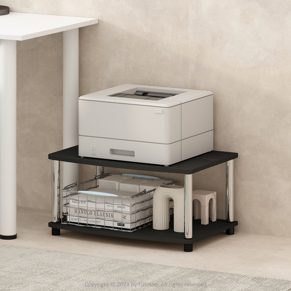 Turn-N-Tube 2-Tier Multipurpose Printer Stand Display & Storage Shelf. Picture 6