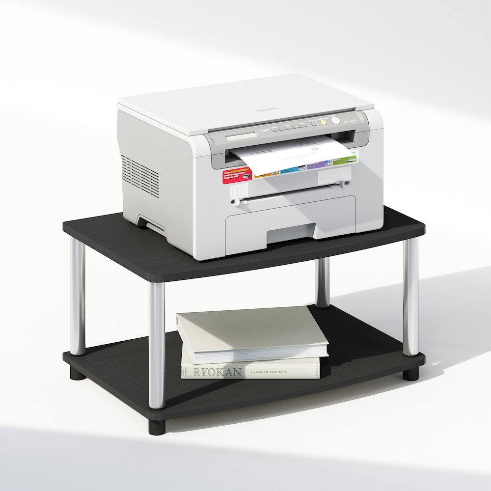 Turn-N-Tube 2-Tier Multipurpose Printer Stand Display & Storage Shelf. Picture 4