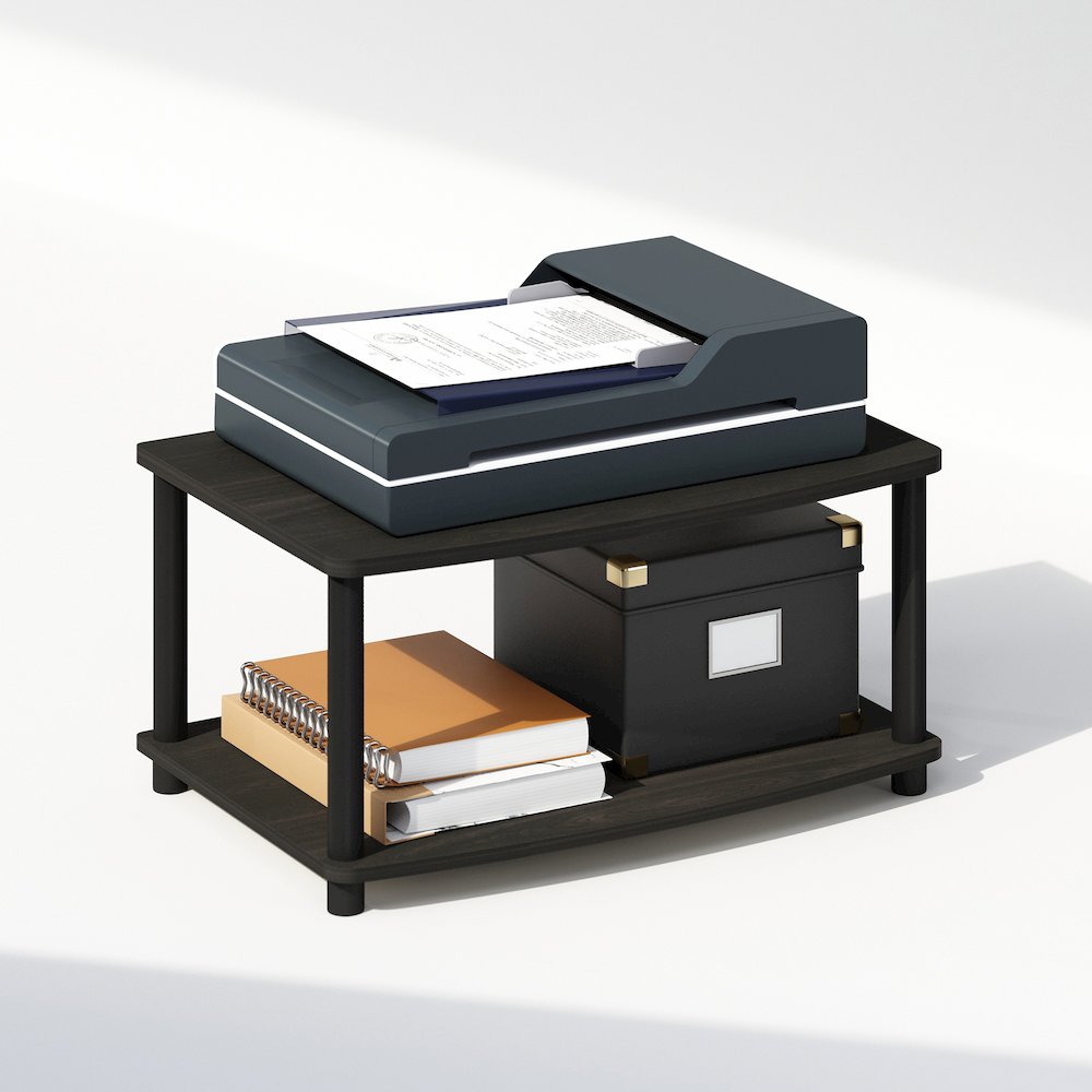Turn-N-Tube 2-Tier Multipurpose Printer Stand Display & Storage Shelf. Picture 4