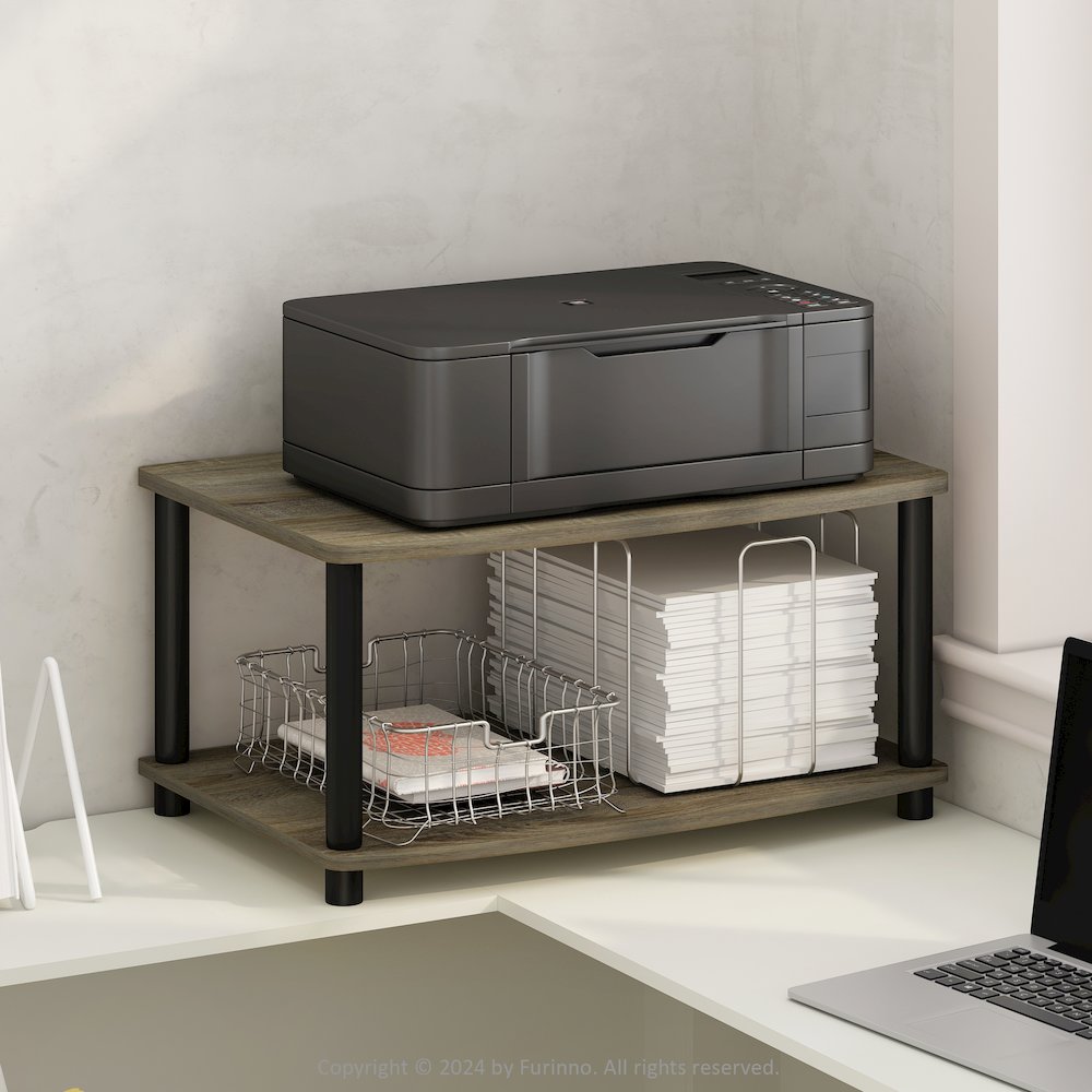 Turn-N-Tube 2-Tier Multipurpose Printer Stand Display & Storage Shelf. Picture 6