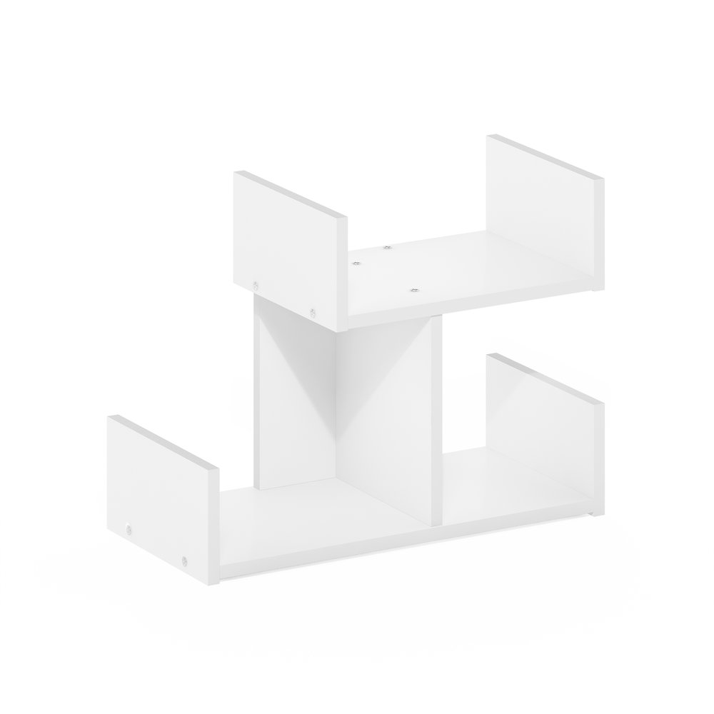 Hermite Wooden Desktop Bookshelf Storage Organizer for Home and Office Supplies. Picture 1