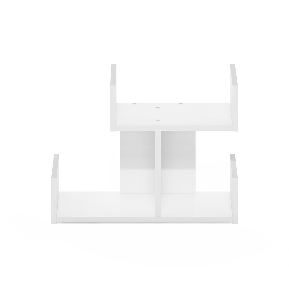 Hermite Wooden Desktop Bookshelf Storage Organizer for Home and Office Supplies. Picture 3