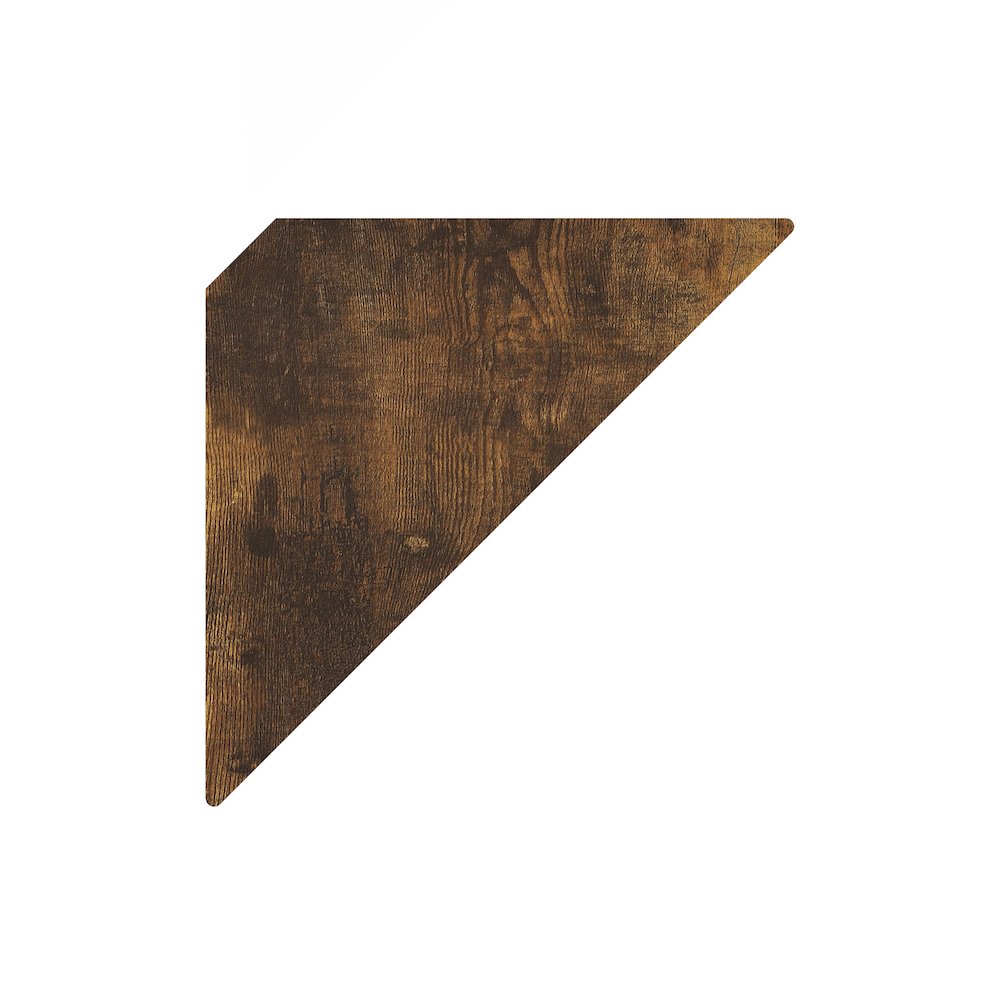 Rossi Triangle Corner Floating Shelves, Wall Mount Display Shelf, Set of 3. Picture 7