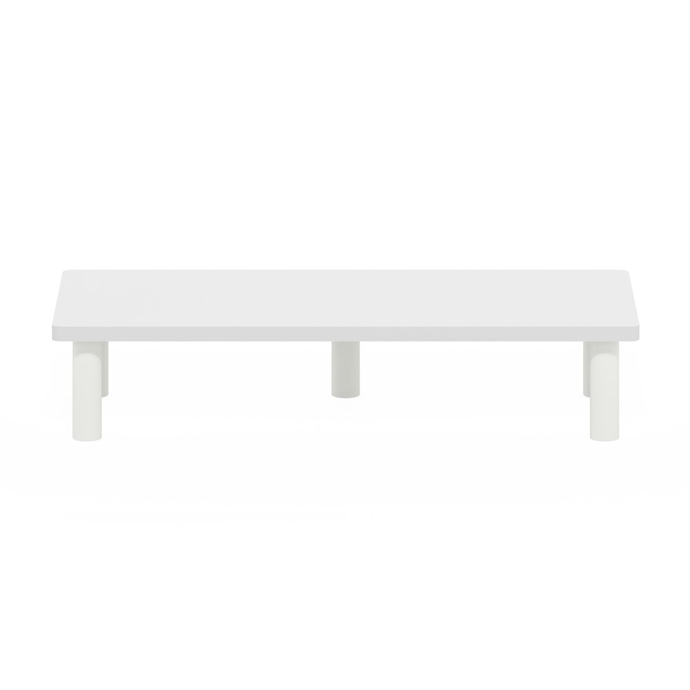 Turn-N-Tube Monitor Riser Stand, Plain White/White. Picture 4