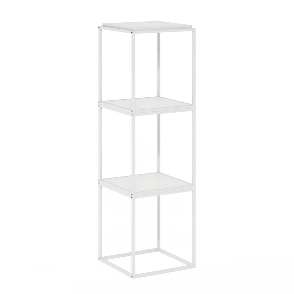 Moretti Modern Lifestyle Stackable Shelf, 1-Tier, Solid White/White. Picture 7