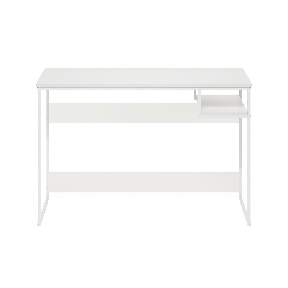 Moretti Modern Lifestyle Study Desk, 45, Solid White/White. Picture 3