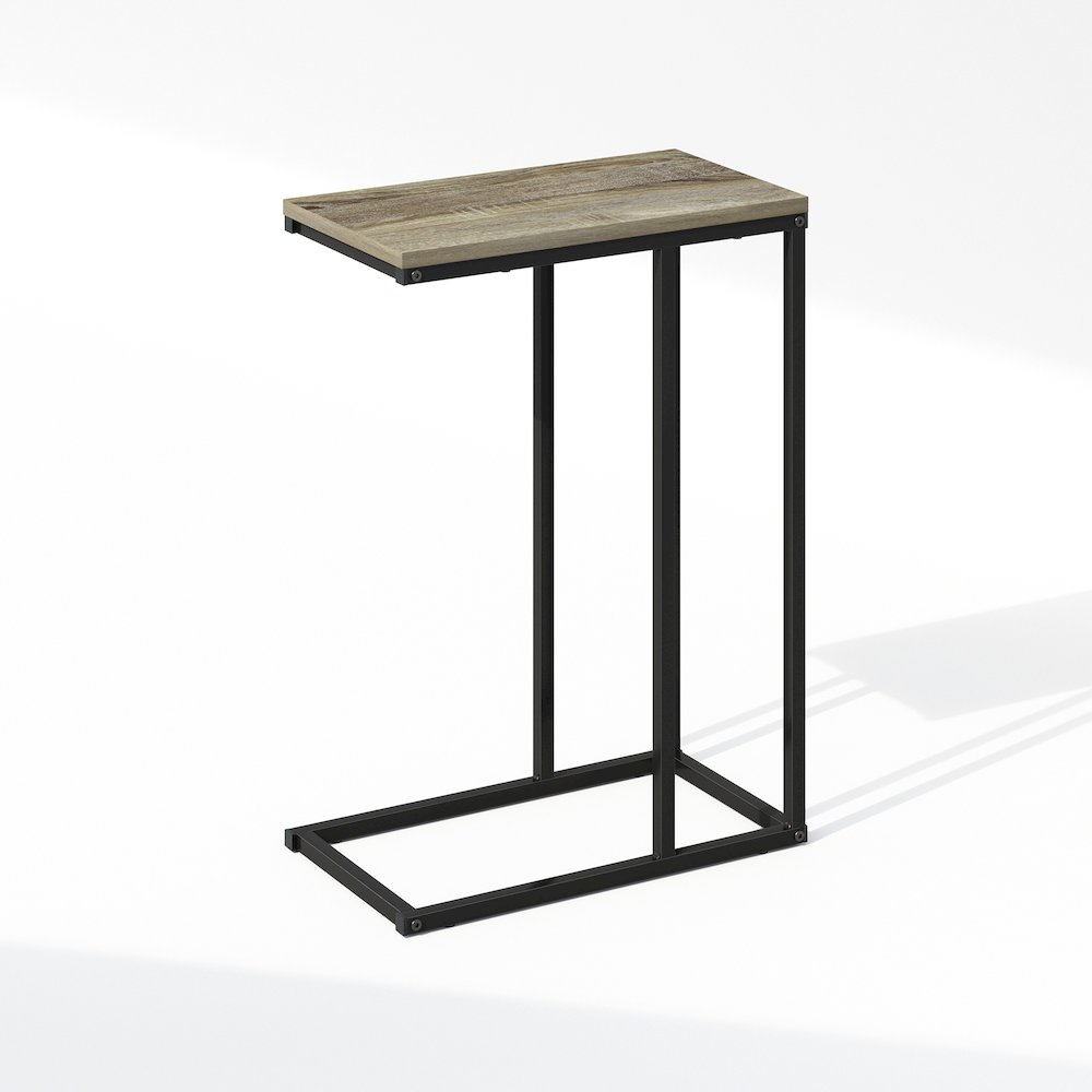 C-Shaped Side Table, End Table for Couch, Sofa & Bed. Picture 1