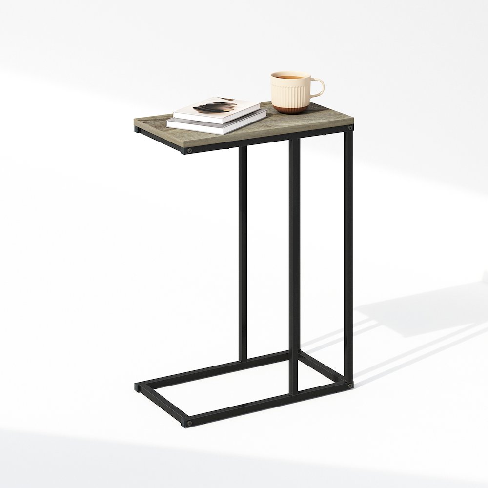 C-Shaped Side Table, End Table for Couch, Sofa & Bed. Picture 4