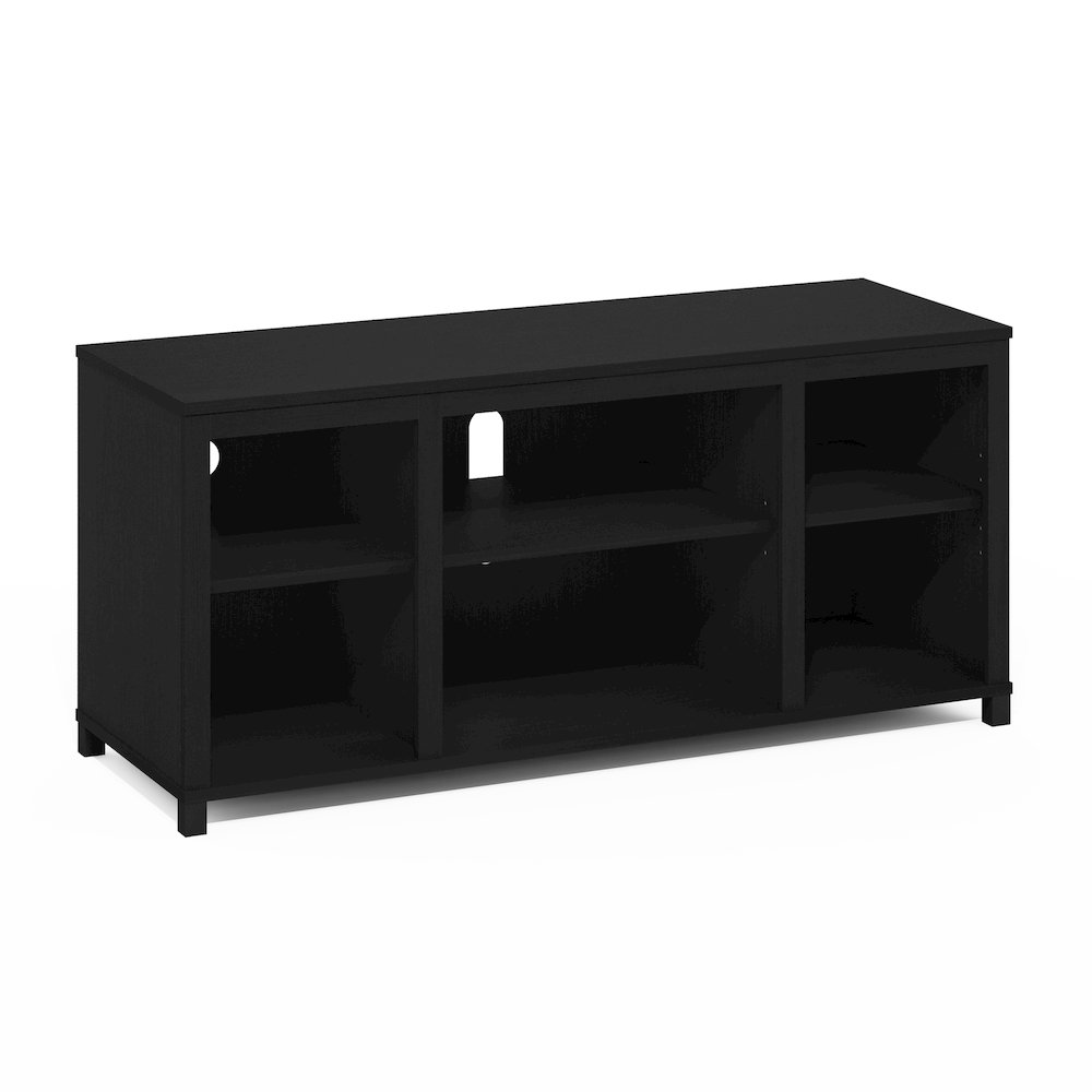 Classic TV Stand with Shelves for TV up to 55 Inch, Americano. Picture 1