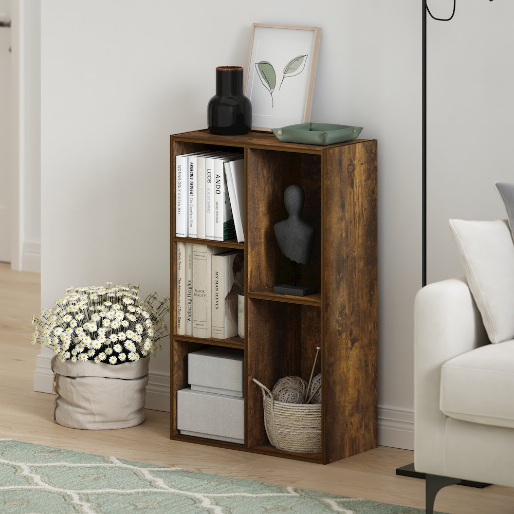 Luder 5-Cube Reversible Open Shelf, Amber Pine. Picture 6