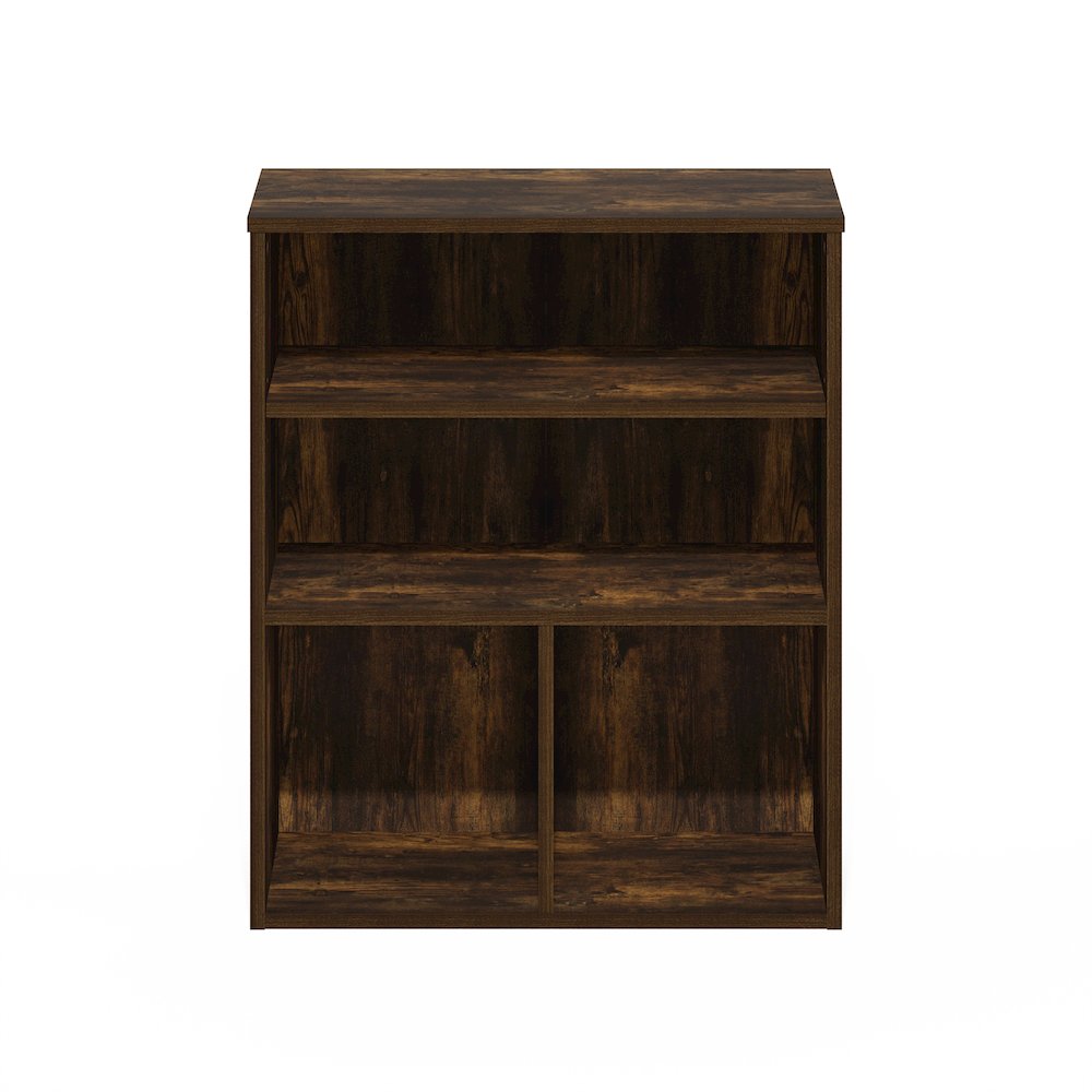 Pasir 3 Tier Display Bookcase, Amber Pine. Picture 3