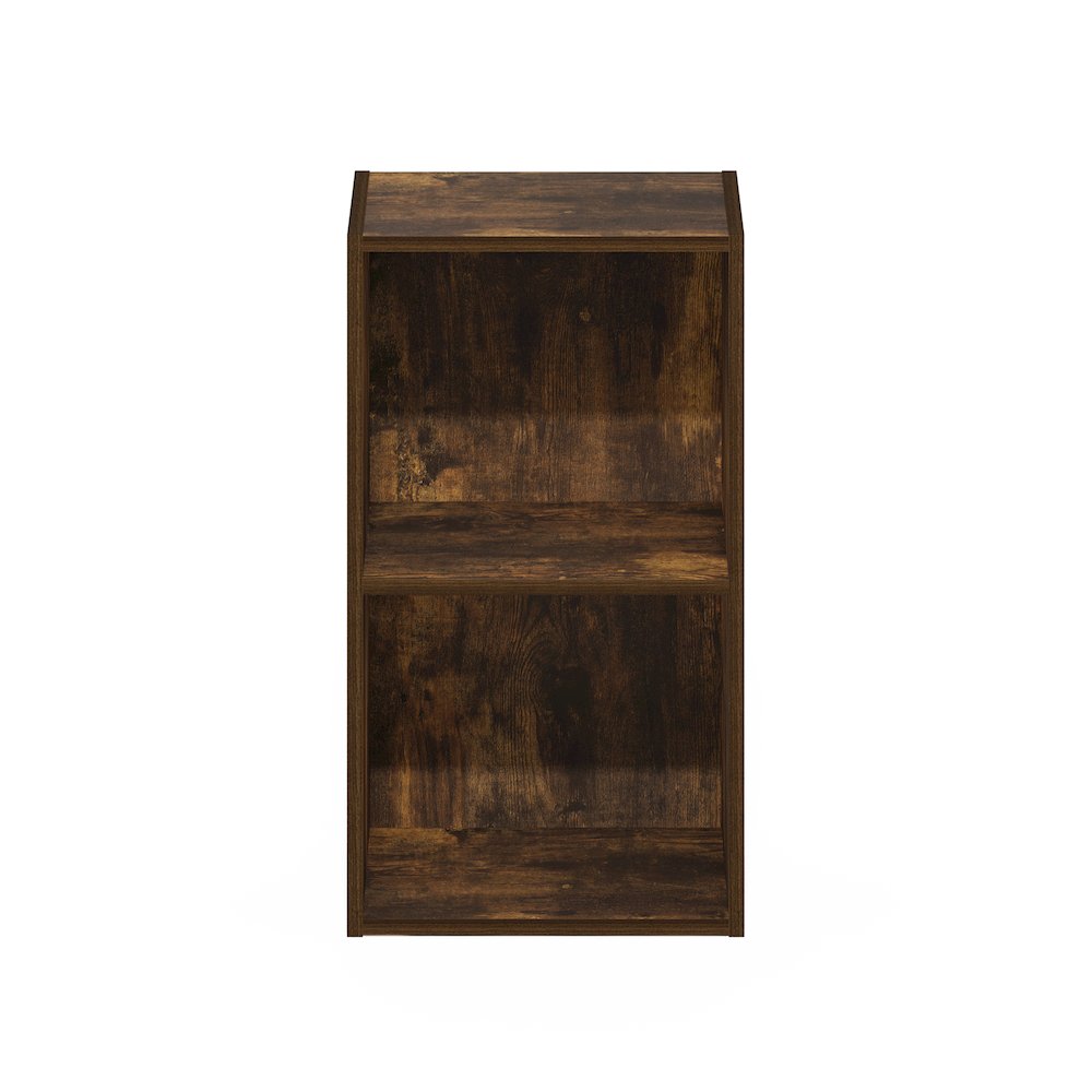 Pasir 2-Tier Open Shelf Bookcase, Amber Pine. Picture 3