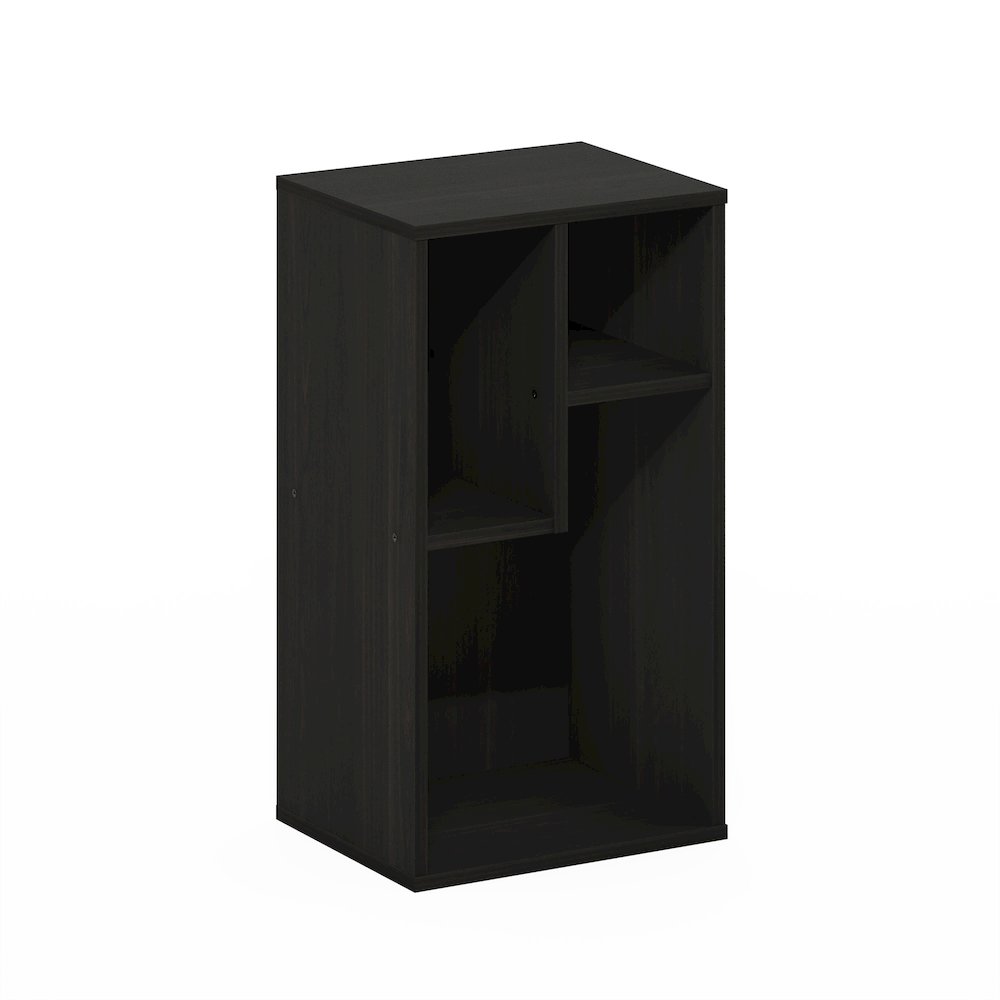 Daly 3-Cube Irregular Cubes Bookcase, Bookshelf, Storage Organizer, Espresso. Picture 1