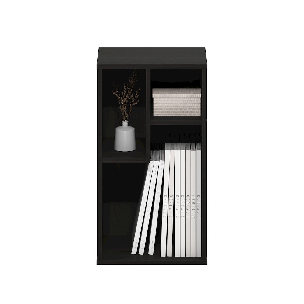 Daly 3-Cube Irregular Cubes Bookcase, Bookshelf, Storage Organizer, Espresso. Picture 5