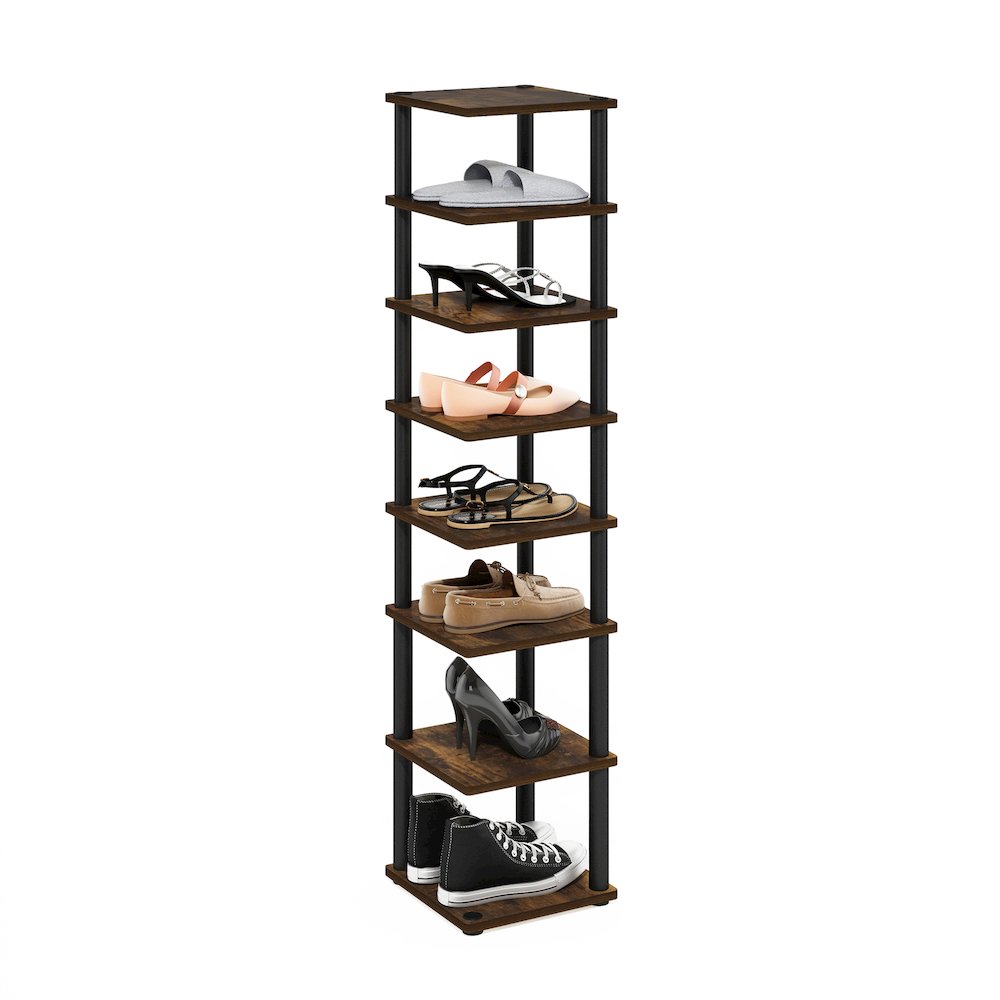 8-Tier Vertical Space Saving Free Standing Shoe Tower, Shoe Rack. Picture 4