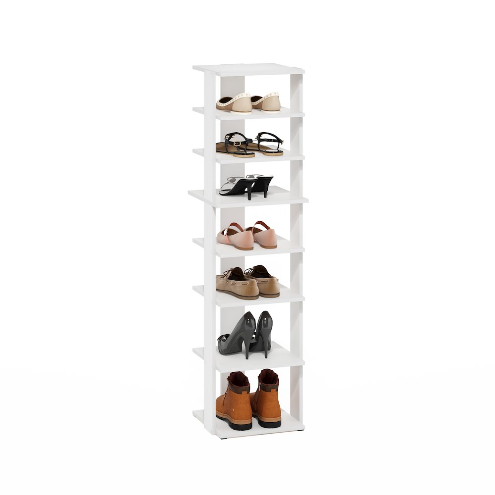 8-Tier Vertical Space Saving Free Standing Shoe Tower, Shoe Rack. Picture 4