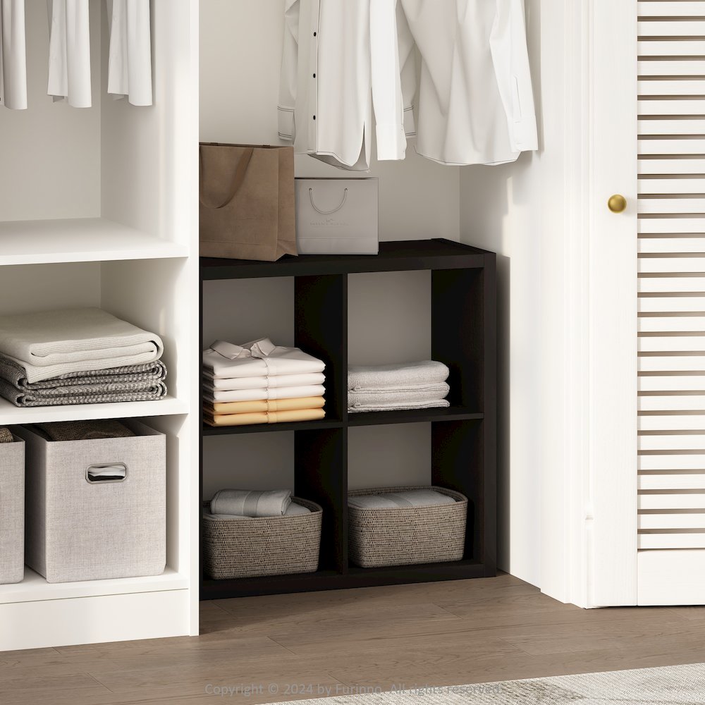 Cubic Open Back Multipurpose Clothing & Closet Storage Organizer Shelf. Picture 6