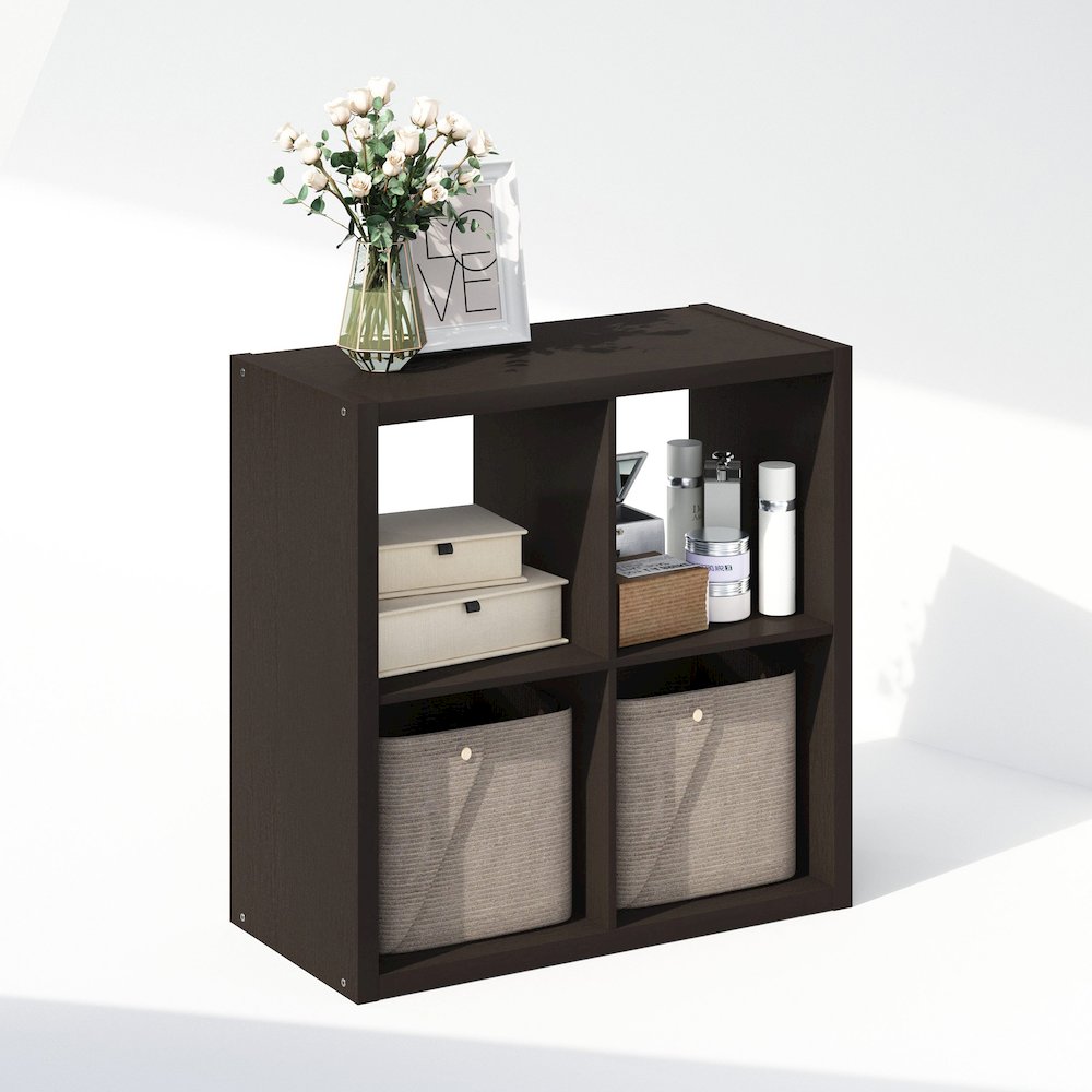 Cubic Open Back Multipurpose Clothing & Closet Storage Organizer Shelf. Picture 4