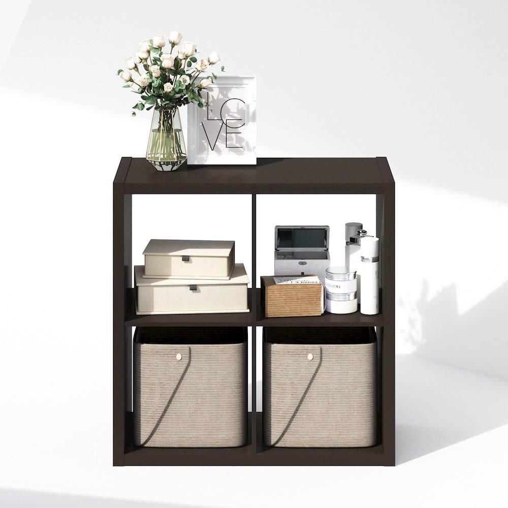 Cubic Open Back Multipurpose Clothing & Closet Storage Organizer Shelf. Picture 5