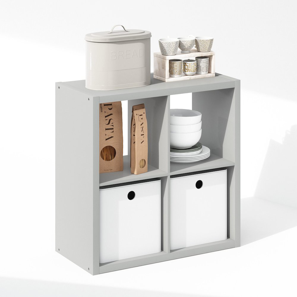 Cubic Open Back Multipurpose Clothing & Closet Storage Organizer Shelf. Picture 4