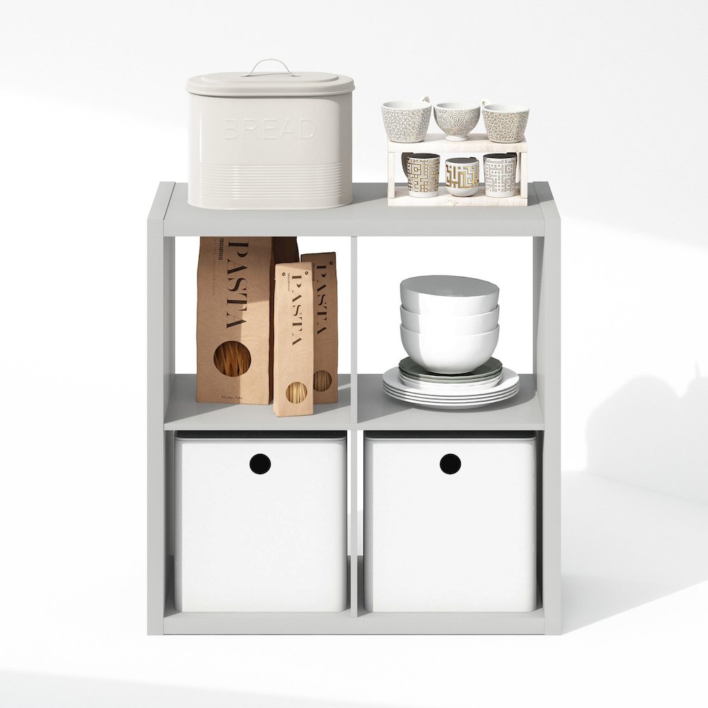 Cubic Open Back Multipurpose Clothing & Closet Storage Organizer Shelf. Picture 5