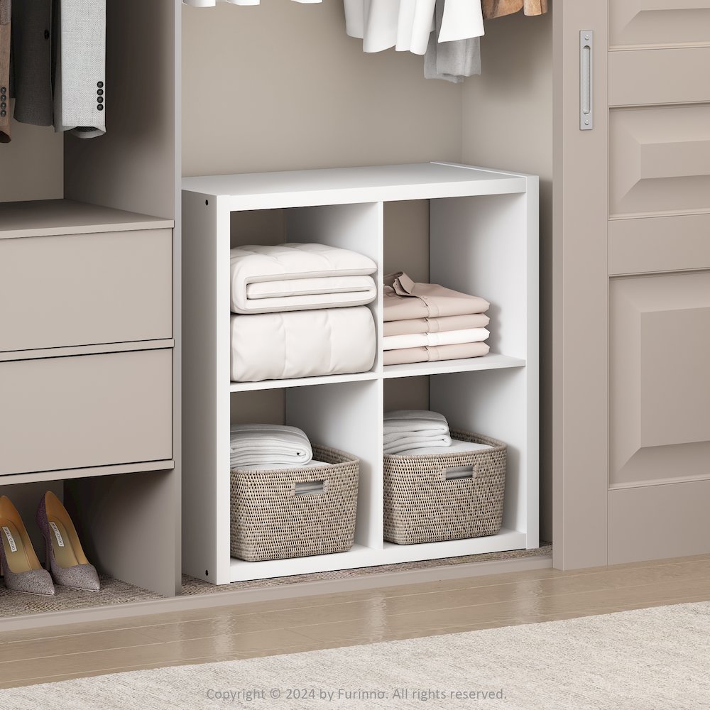 Cubic Open Back Multipurpose Clothing & Closet Storage Organizer Shelf. Picture 6