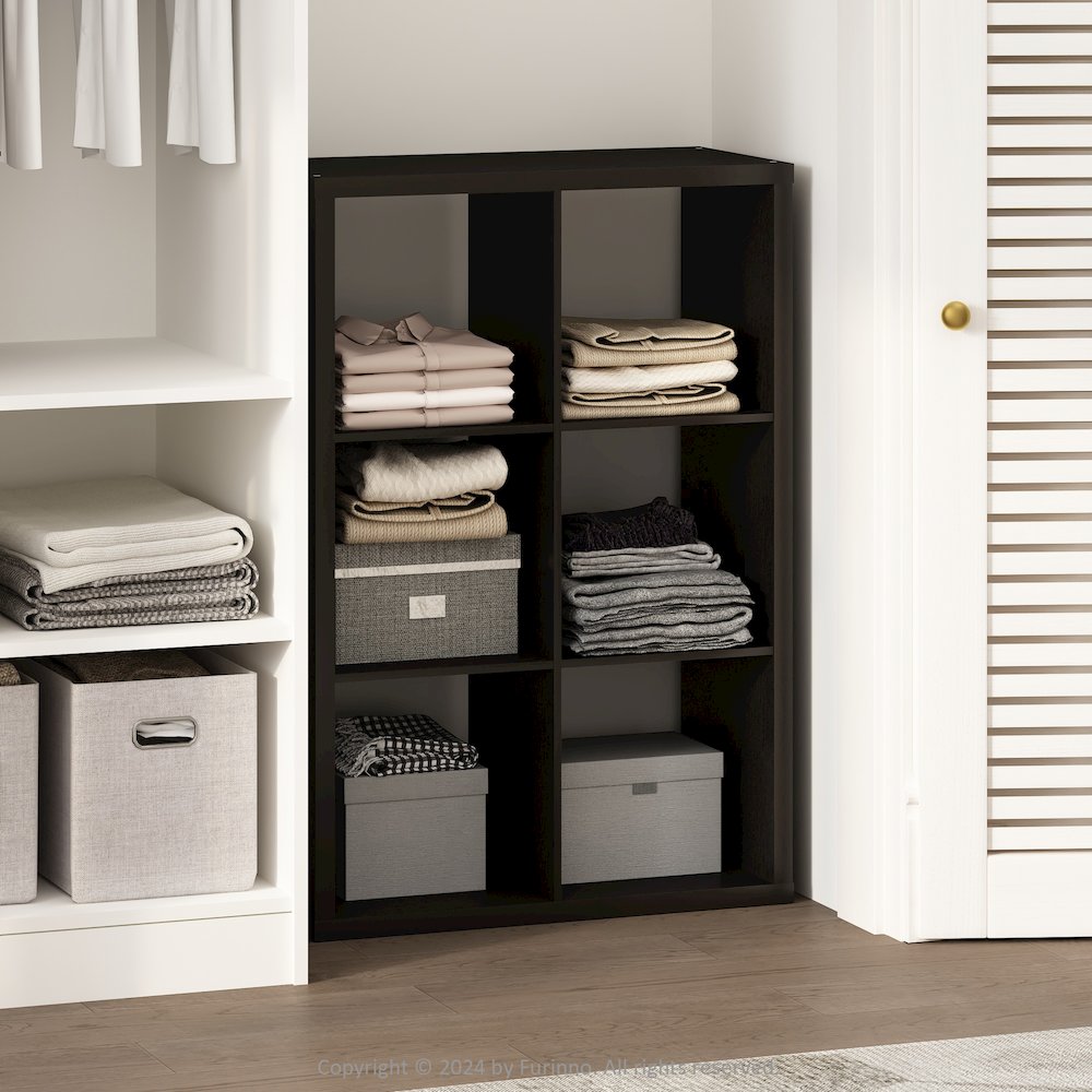 Cubic Open Back Multipurpose Clothing & Closet Storage Organizer Shelf. Picture 6