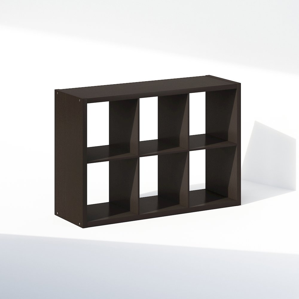 Cubic Open Back Multipurpose Clothing & Closet Storage Organizer Shelf. Picture 1