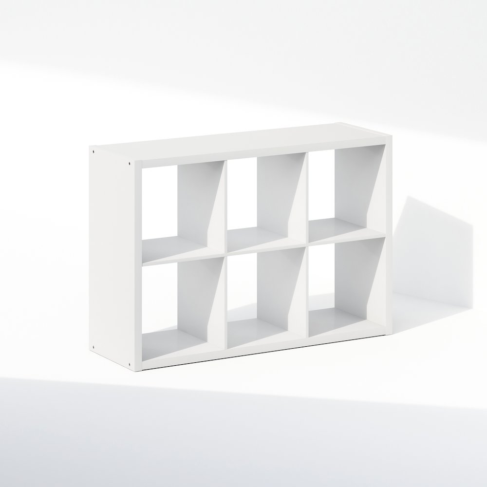 Cubic Open Back Multipurpose Clothing & Closet Storage Organizer Shelf. Picture 1