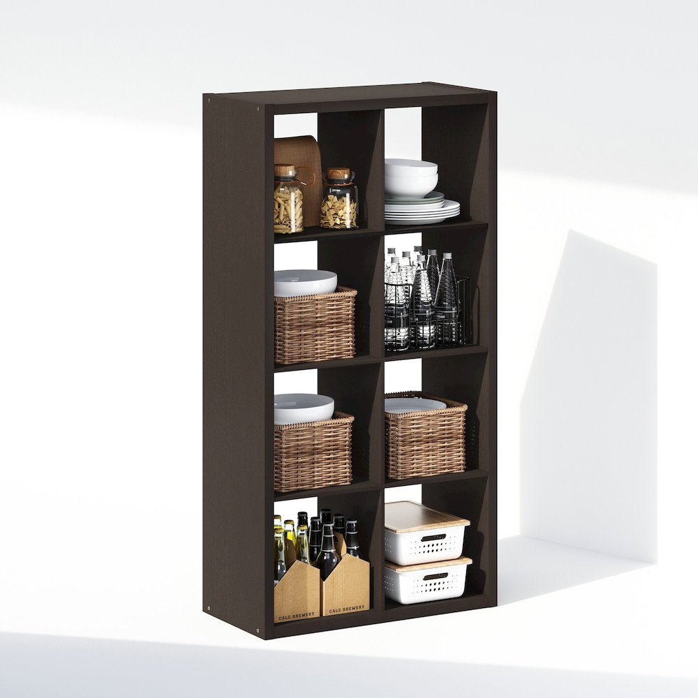 Cubic Open Back Multipurpose Clothing & Closet Storage Organizer Shelf. Picture 4