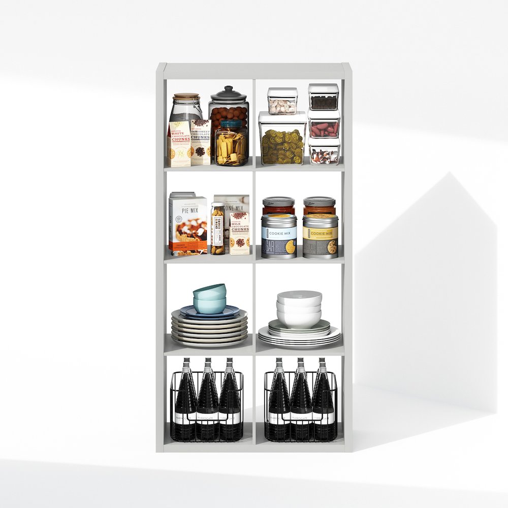 Cubic Open Back Multipurpose Clothing & Closet Storage Organizer Shelf. Picture 5