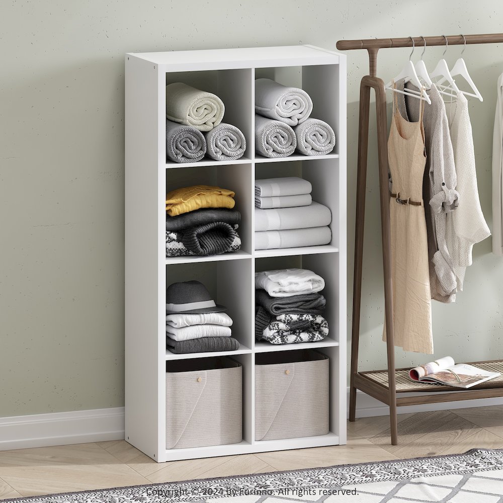Cubic Open Back Multipurpose Clothing & Closet Storage Organizer Shelf. Picture 6