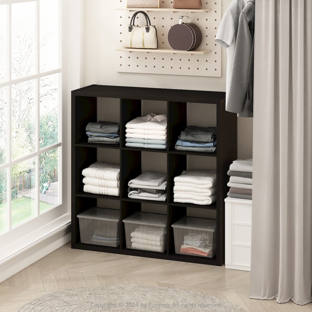 Cubic Open Back Multipurpose Clothing & Closet Storage Organizer Shelf. Picture 6