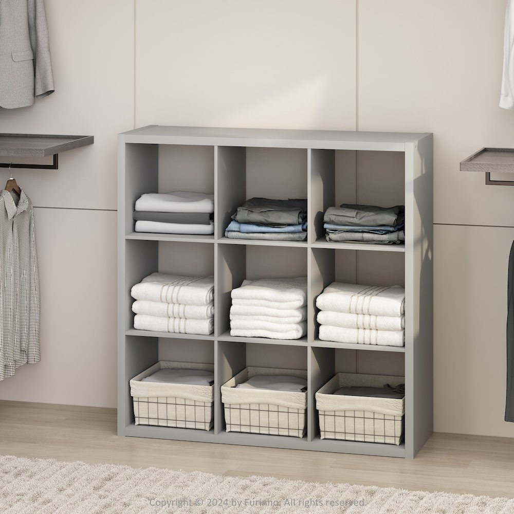 Cubic Open Back Multipurpose Clothing & Closet Storage Organizer Shelf. Picture 6